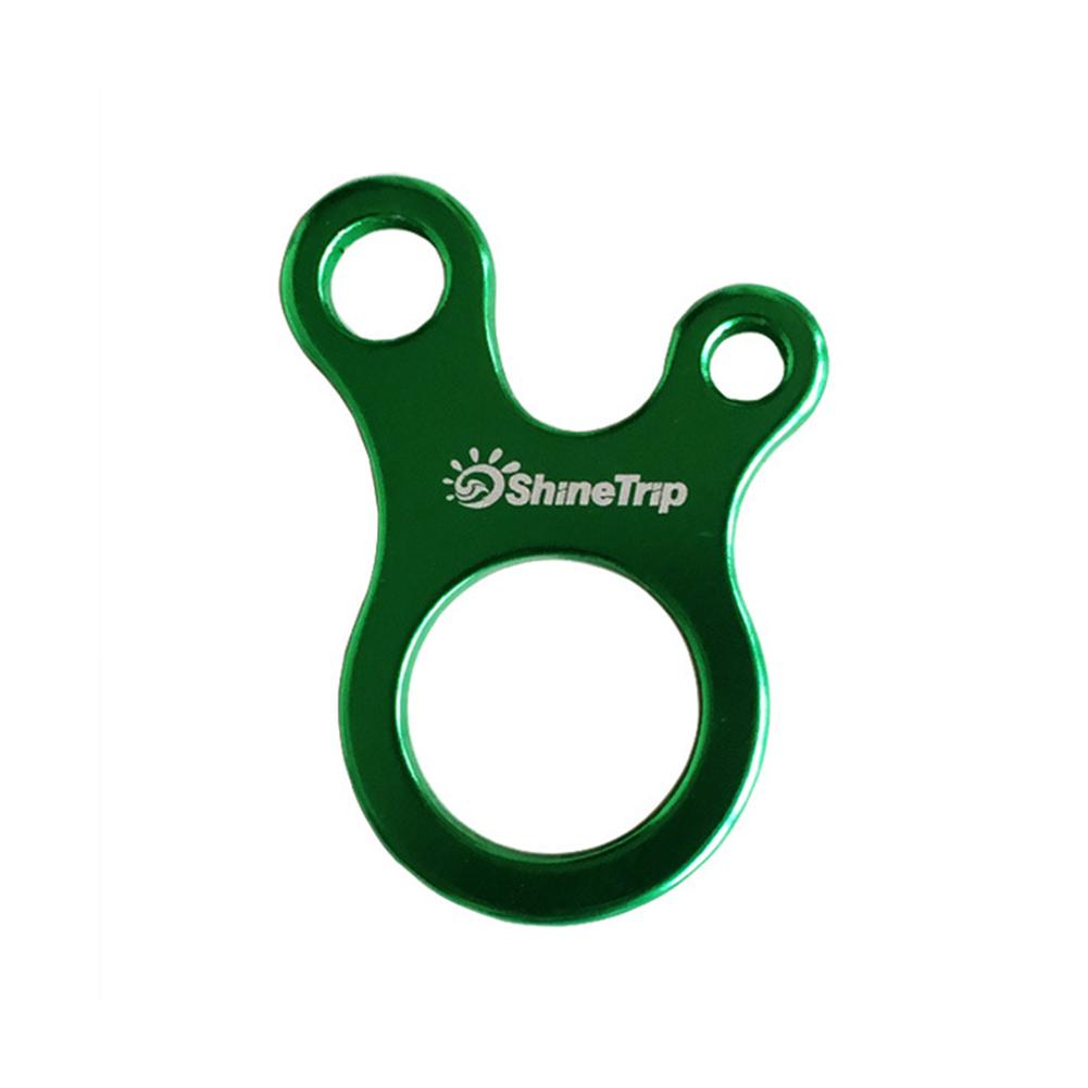 

Climbing Rope Three-holes Buckle Adjustable Tent Rope Buckle green 49*27mm#1