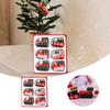 6pcs Mini Wooden Train Ornaments Christmas Hanging Ornaments Train Head Christmas Tree Decoration And Teal Christmas Decorations