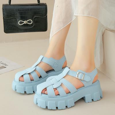 Schräge Linie Lässige Damen Sandalen