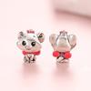 2 PCS/Lot MIX Style Colorful Enamel Minnie Stitch Charms Beads Pendant for DIY Jewelry Making Accessories