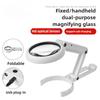 Foldable 5x 11x Magnifying Glass With 8 Led Light Stand Desk Portable Handheld Magnifier For Jewelry Reading Repair