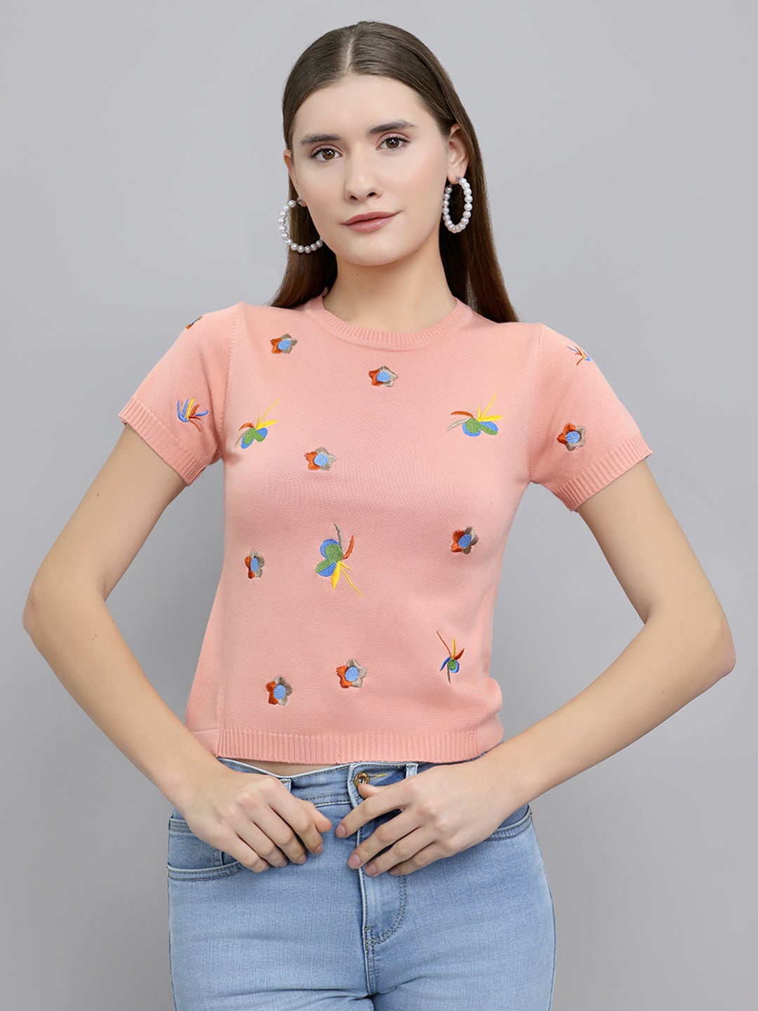 Monte Carlo Women Regular Fit Pink Top XL розовый