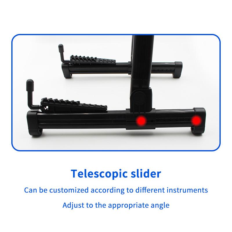 Guitar Stand Folding A Frame Floor Universal Abs For Acoustic Classical Electric Bass Guitars Banjo Ukulele Portable