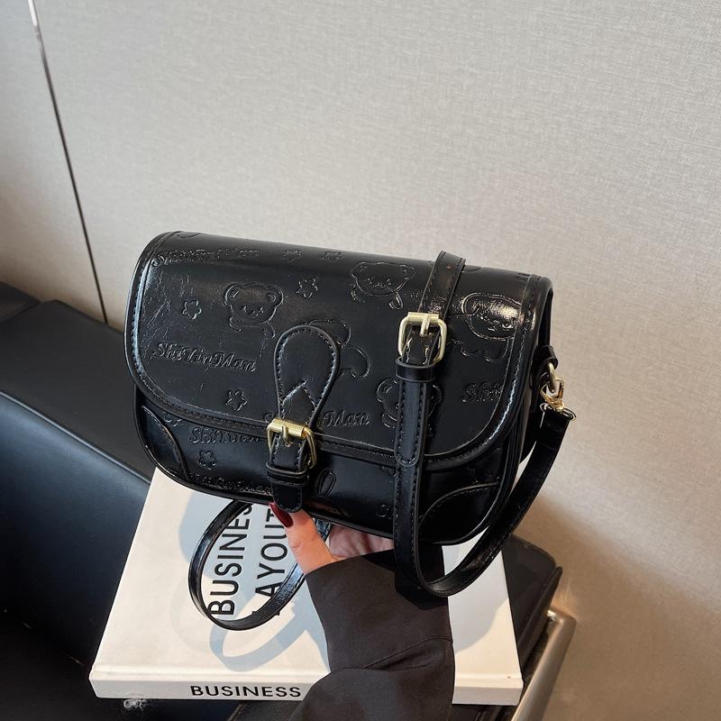 Bag women's 2025 spring and summer new Korean version trendy fashion small square bag niche high-end simple casual messenger bag