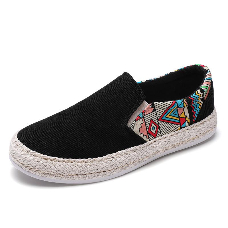 Men's Casual Low-top Lazy Shoes Slip-on Shoes Breathable Flat Shoes
