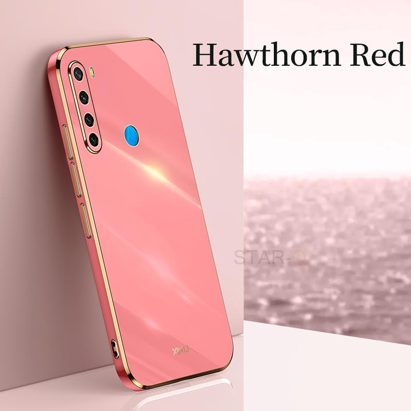 Plating Square Finger Ring Holder Phone Case On For Xiaomi Redmi Note 8T 8 T Note8 2021 New Luxury Soft Silicone Stand Cover