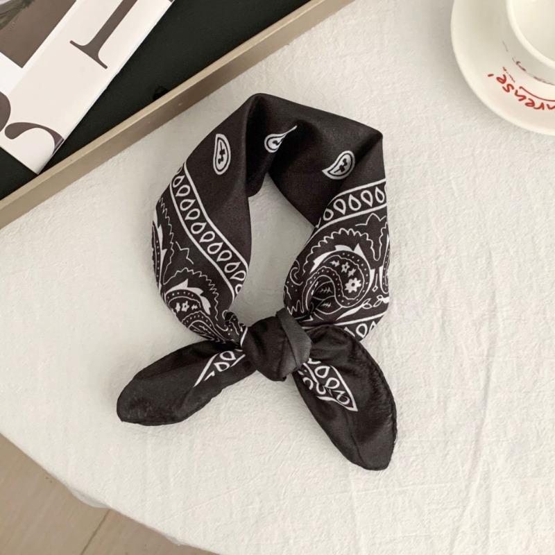 

Платок из кашемира, маленький квадратный платок, весенне-летний осенний тонкий декоративный платок, маленькая шаль, шейный платок, повязка на голову, головной платок