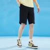 Anta Training Series Logo Mid-Waist Straight Loose Five-Point Shorts Men shorts Basic-Black 952327317-4
