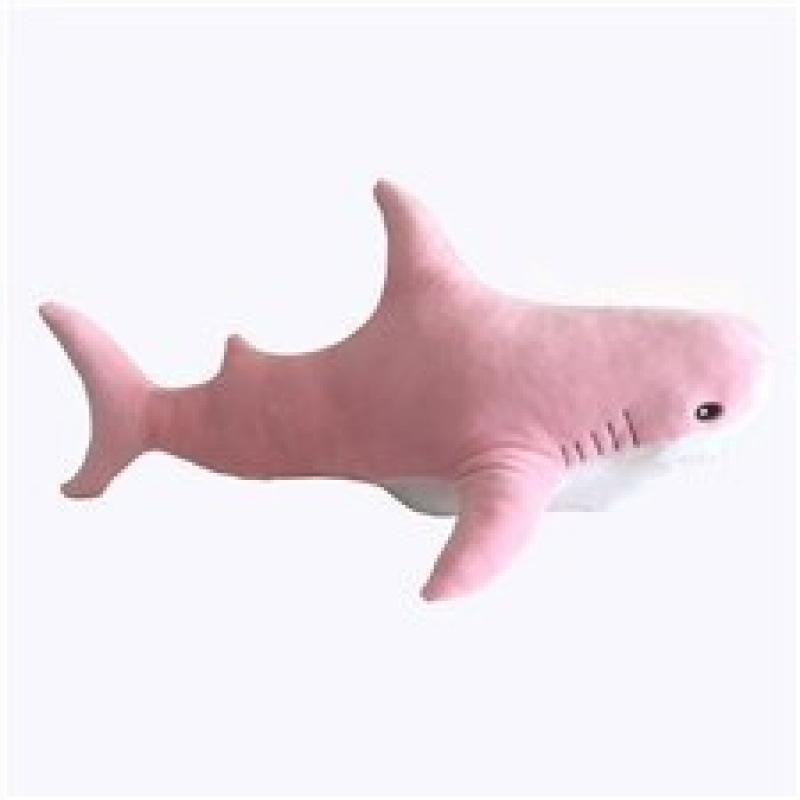 

Ah woo big shark throw pillow plush toy doll girl sleeping doll doll little Ah woo birthday gift 45cm