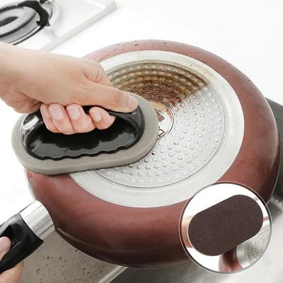 Magische Küchenschwammbürste, Melaminschwamm, Reinigungsbürste, Entkalkung, Messer, Pfanne, Topfreiniger, starke Dekontaminationsbürsten