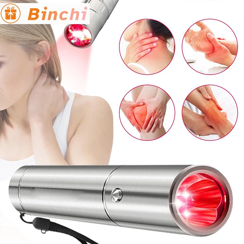 Red Light Therapy Wand Device for Body Acne Treatment With 5 Wavelengths Near Infrared 900nm Light Therapy Relieve Joint Pain