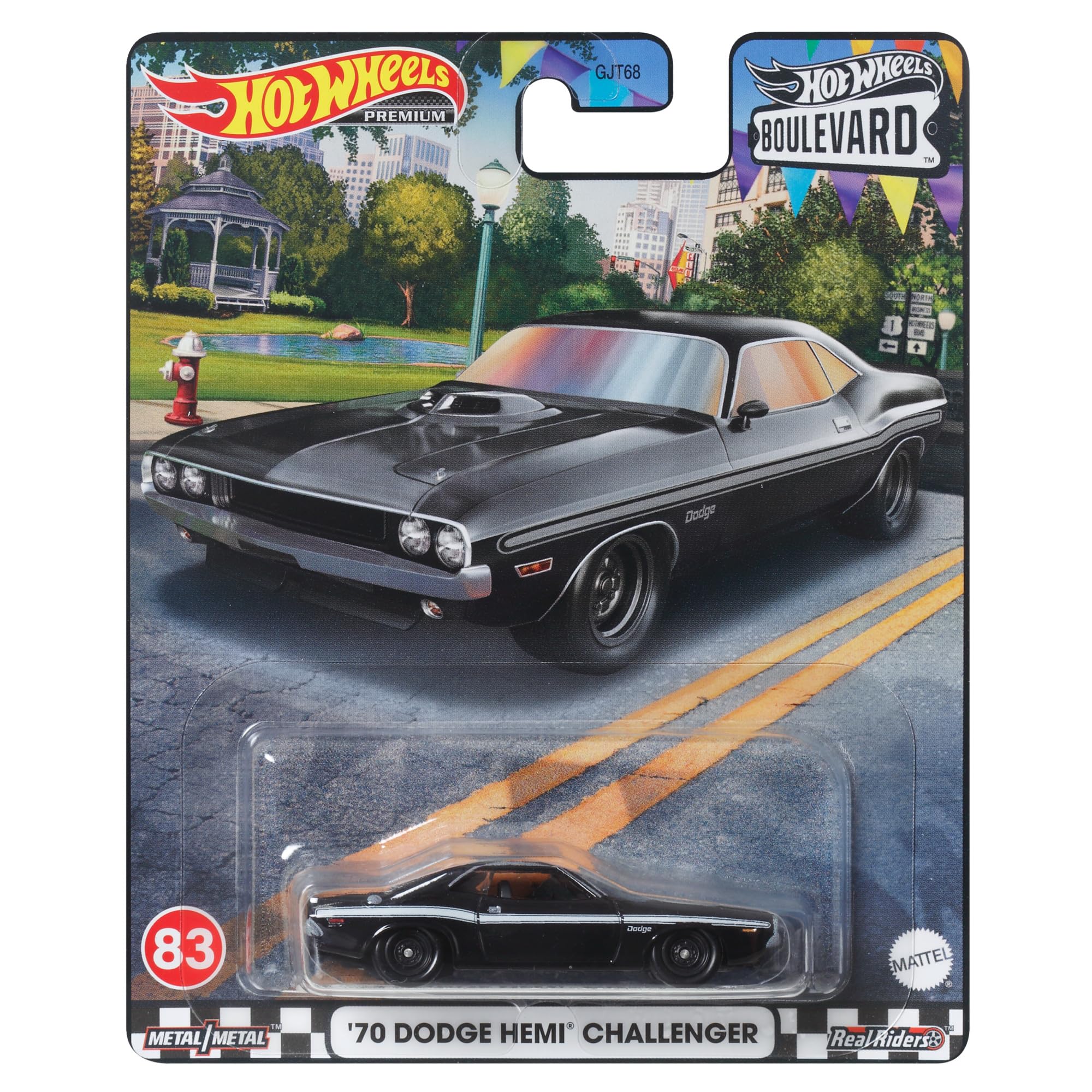 

Hot Wheels Boulevard Dodge Hemi Challenger 1970 года и HKF25 - 1970 [3 вверх] чёрный