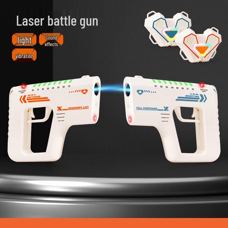 

Cross-Border Interactive Children s Laser Battle Toy - Two-Person Play
