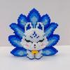 3D Nine Tailed Fox Cartoon Character Small Particle Construction Model Building Blocks Toys for Children's Kids Puzzle Gifts