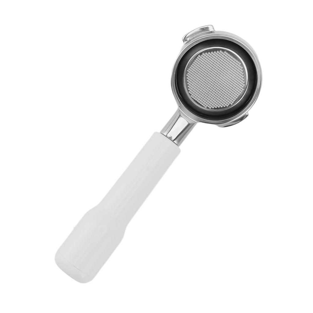 58mm Coffee Bottomless Portafilter Stainless Steel with 58mm Filter Basket Easy to Clean Coffee Machine Accessory for