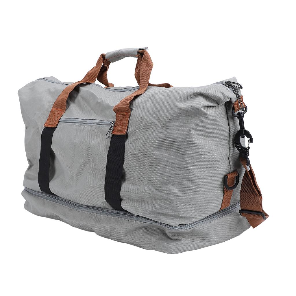 Geantă Duffel de Călătorie Pânză Oxford Impermeabilă Geantă Weekender cu Separare Uscat și Umed Geantă Sport Sală de Gimnastică cu