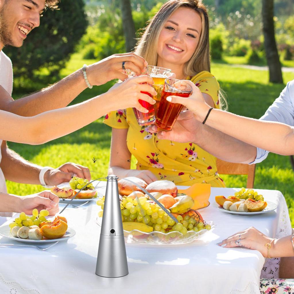 Fly Repellent Automatic Fan Fly Fans Pests Repellent Table Fan Repellent Picnic Keep Flies Away Protector Tool