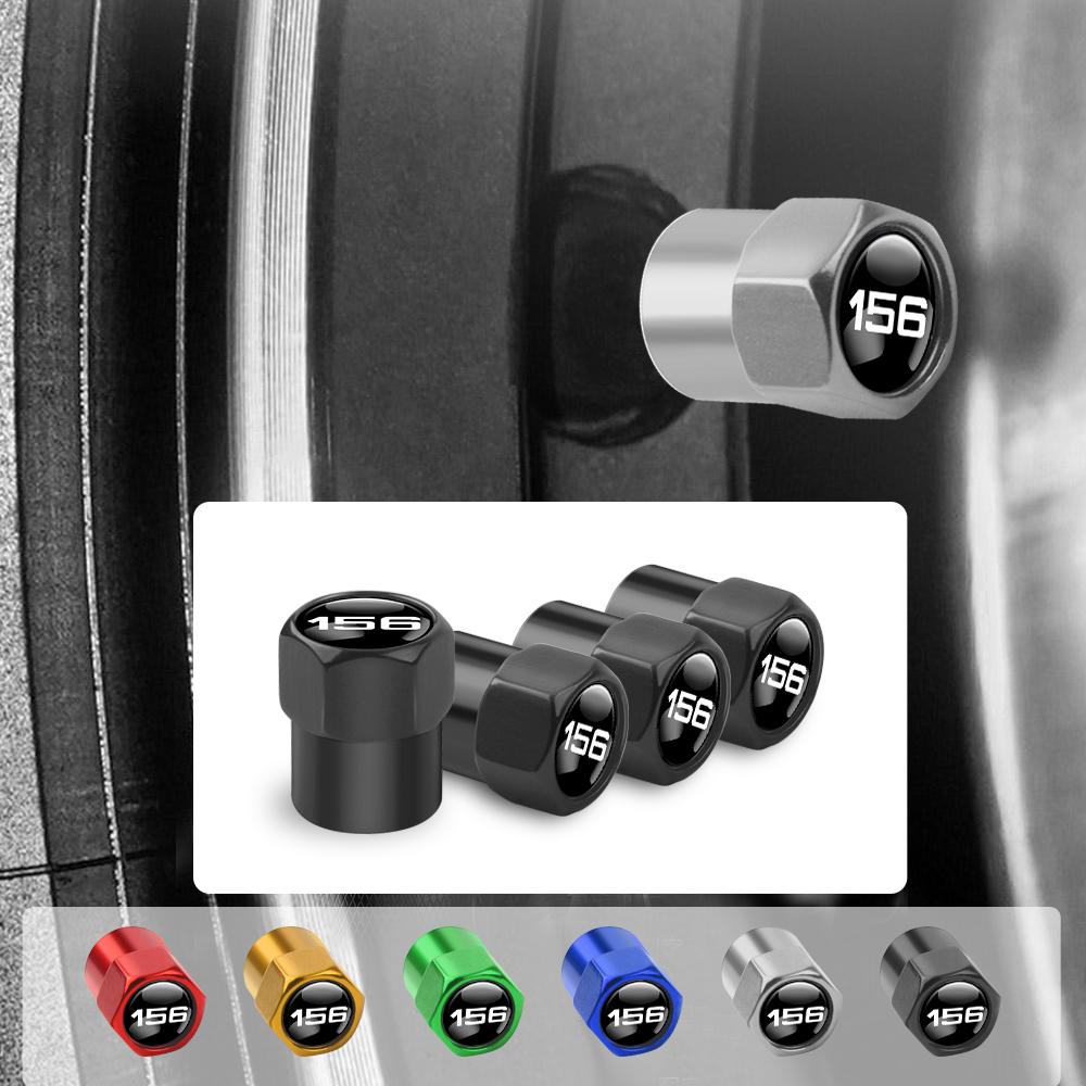 RCIZ5 4PCS Car Wheel Tire Valve Stem Cap Cover Auto Accessorie for Alfa Romeo Giulia 147 Stelvio Sportiva 156Mito Giulietta Tonale 166
