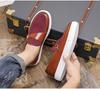 Men's British Style Leather Slip-On Loafers, Size 47 - Versatile Casual Sports Shoes