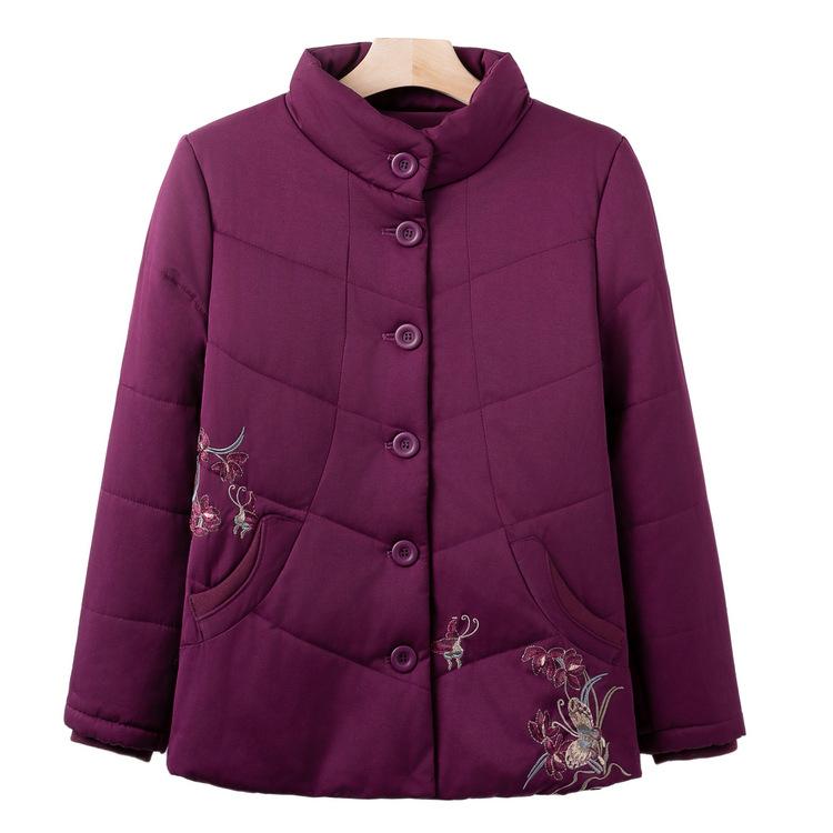 

Winter Style Cotton Jacket Middle-aged and Elderly Women Winter Clothes Grandma Wear Cotton Jacket Elderly Women Cotton Jacket 5XL