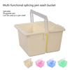 Brush Washing Bucket Plastic Paint Brush Washer with Handle Paint Brush Cleaner for Watercolor