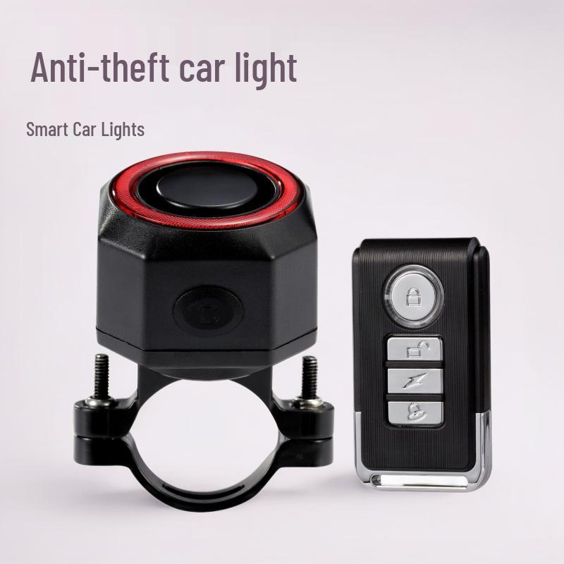 Smart Rechargeable Wireless LED Bike Tail Light with Anti-theft Alarm