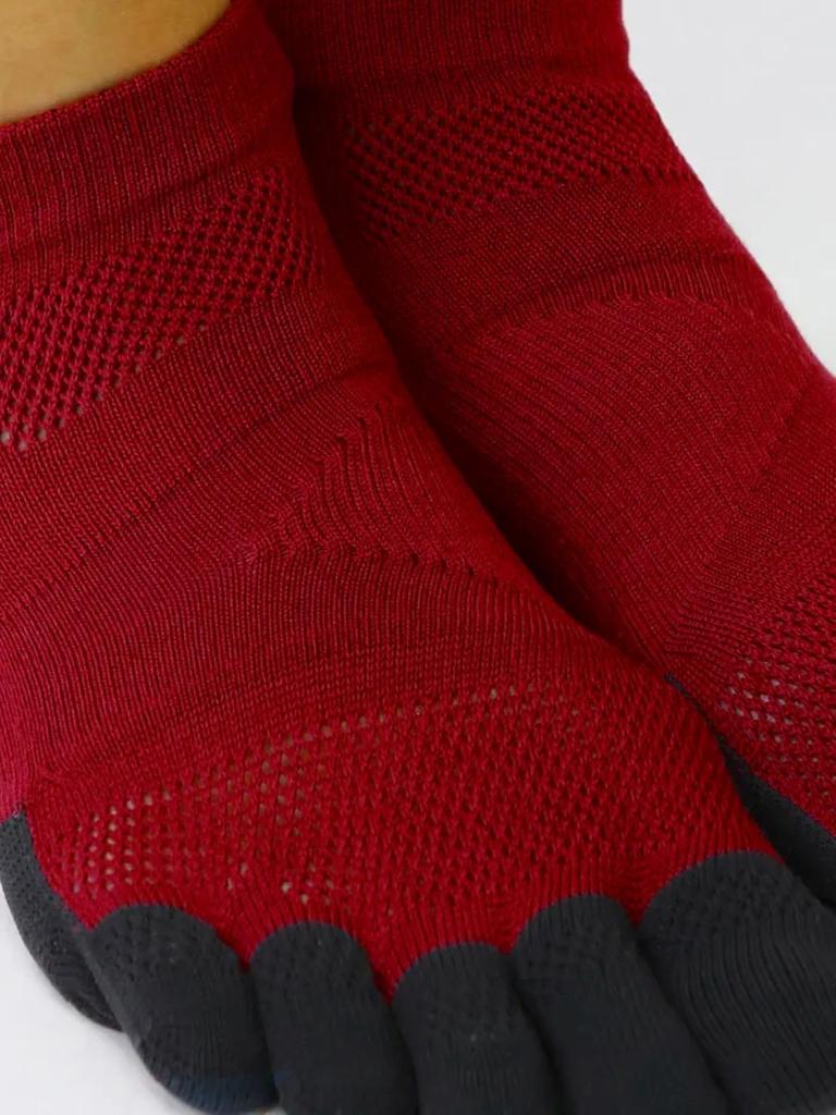 Tabio Racing Run Pro Sizes Made In White Five-Toe Socks, 23.0-25.0cm, Japan,