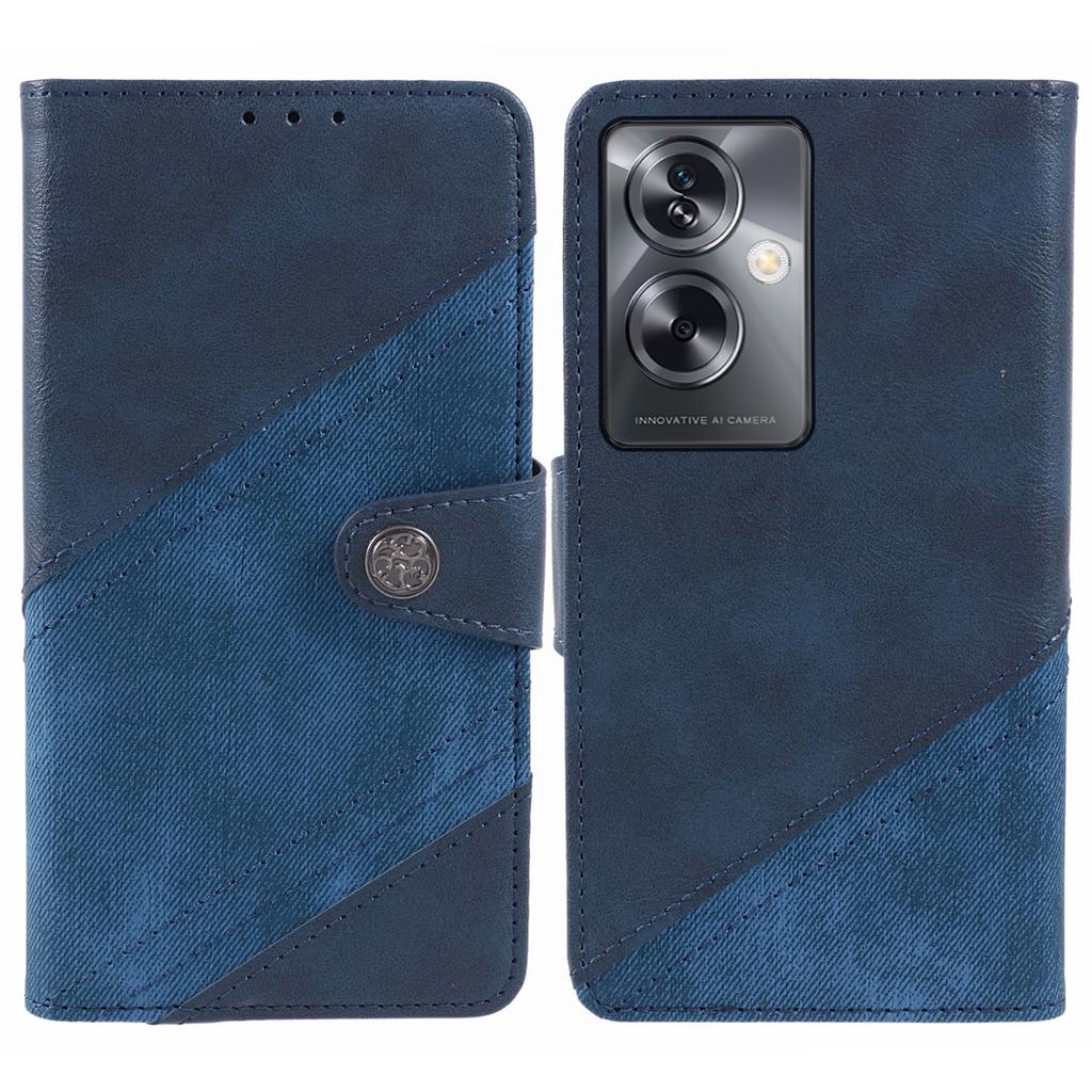 For Oppo A79 5G PU Leather Phone Case Crazy Horse Texture Mobile Phone Shell Wallet