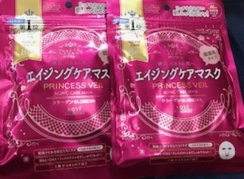 

Маска KOSE Clear Turn Princess Veil Aging Care Mask 8 шт. x 2 шт. [Набор/Ценность товара]