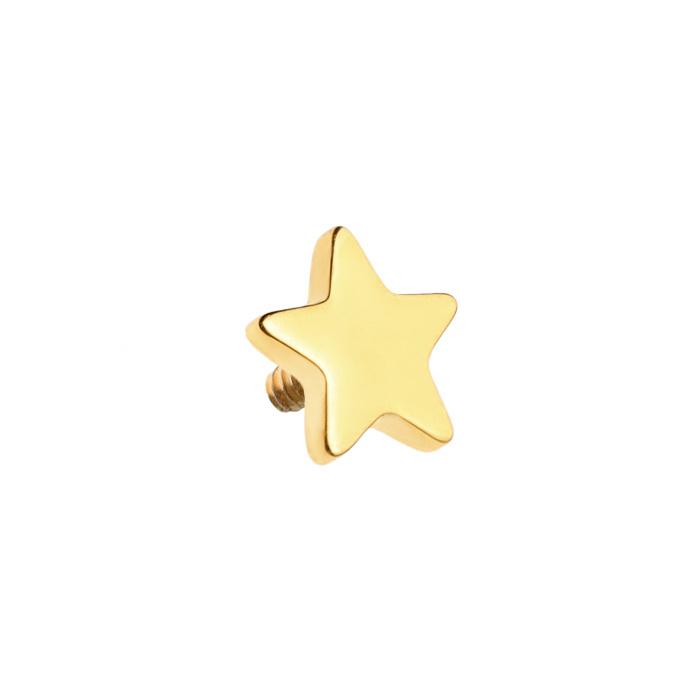 Titanium Gold Star Nut - Tna-021 1.2/4