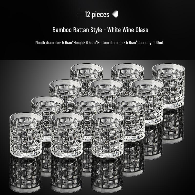 Light Luxury Crystal Baijiu & Beer Shot Glass Set