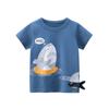 Unisex Baby T-Shirt Cotton Cute Cartoon  Print Tops For 1-7 Years Old