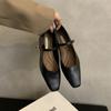British Platform Leather Mary Jane Shoes Ladies Designer Soft-soled Increase Women's Shoes Fashion Light Low-heeled Heels Female
