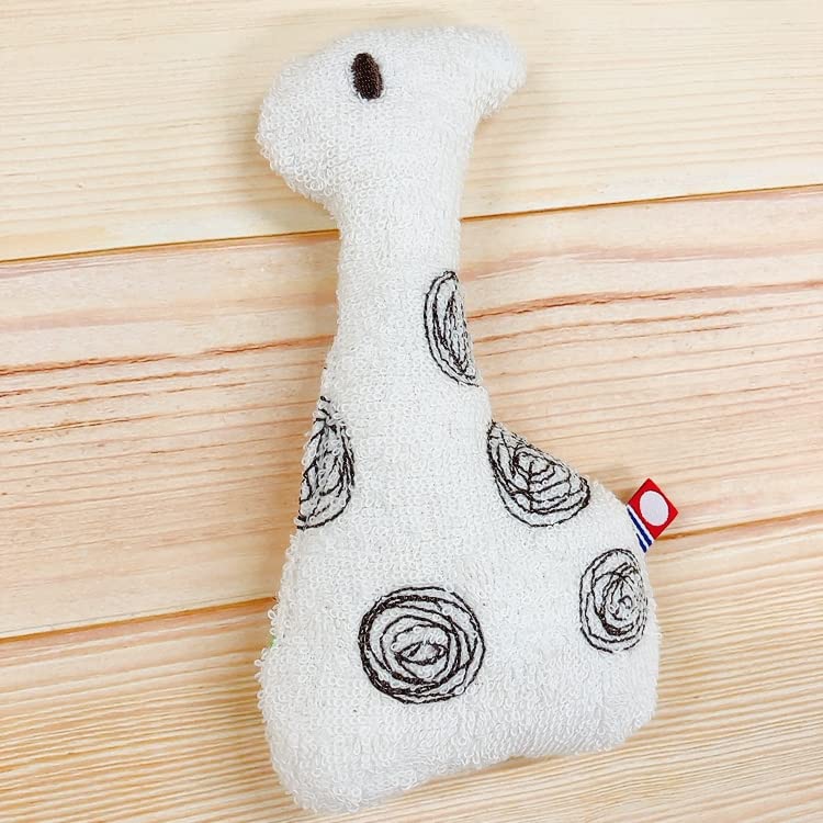 Angel Imabari Towel Baby Nigi-Nigi Giraffe Rattle Made In Japan Baby Gift