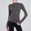 Women's Fleece Lined Half-Zip Yoga & Sports Top