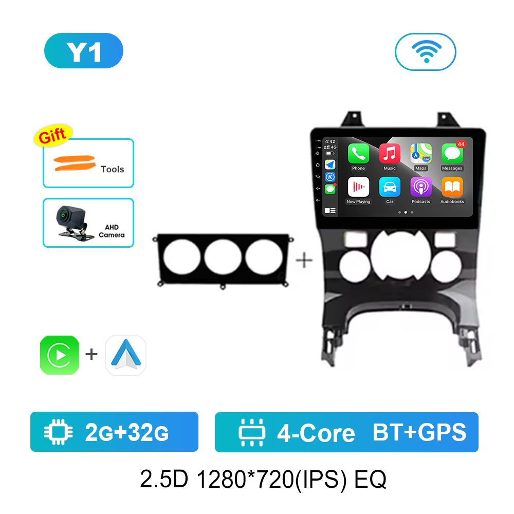 9'' for Peugeot 3008 AT MT 2009 - 2015 Carplay WiFi Android System Split Screen Car Video Multimedia Player GPS BT Auto Tools