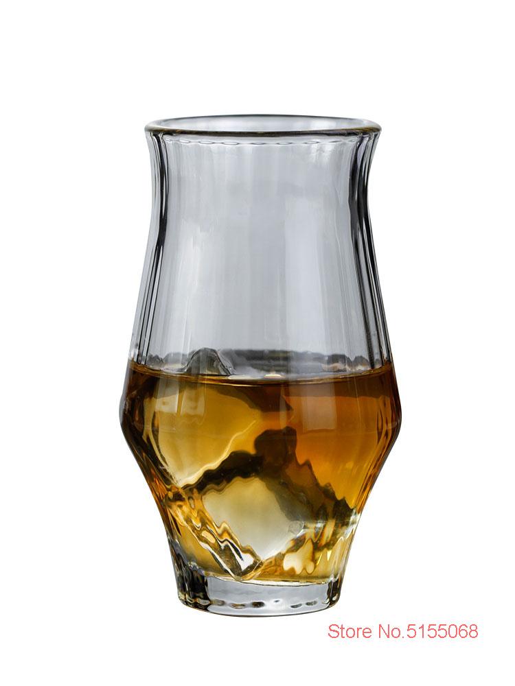 Chamvin Design Work YAMAZAKURA Whiskey Cup Music Japanese Style Wire Wine Glass Tulip Cognac Brandy Copita Nosing Sake Wineglass