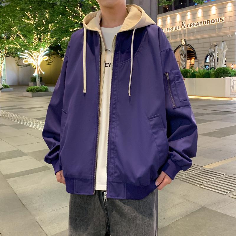 Autumn Fake Two-piece Jacket Jacket Men's Casual Jacket Loose Versatile Jacket