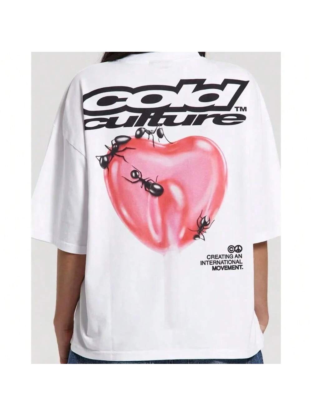 

European American Brand T-Shirts Summer COLD CULTURE Short Sleeves Man Women Y2K Tee Unisex Short Sleeves Women Clothing S