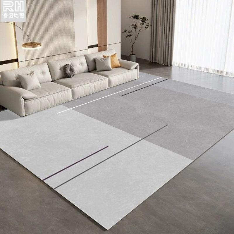 Dywan Skandynawski Salon Mata pod Stolik do Herbaty Nowoczesny Prosty Sypialnia Pełne Łóżko Mata Podłogowa Przy Łóżku Dom