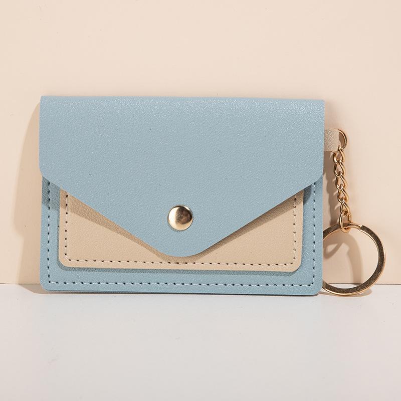 4pcs Creative And Fashionable Small Card Bag, Candy Color Bus Card Cover, Keychain Pendant.