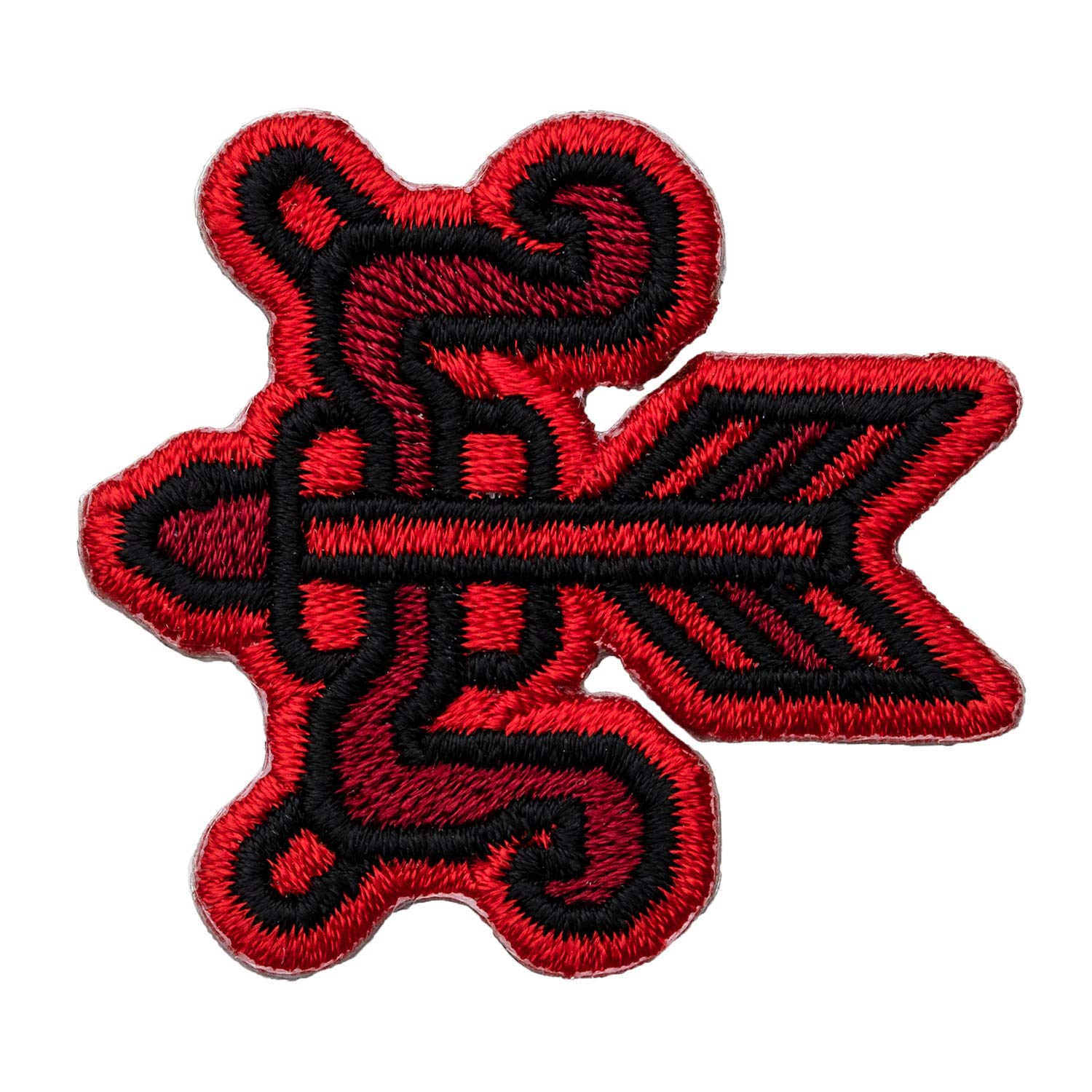 

Monster Hunter Rise 2-Way Embroidered Patch (Bow) [Officially Licensed Product] Graft Gaming Life GGL044 Red