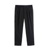 Pantalon de costume décontracté droit drapé pour homme