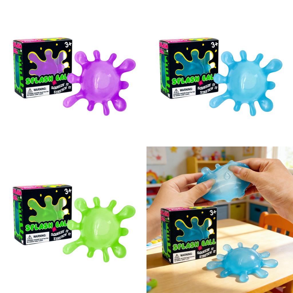 Stressabbau-Spielzeug Wasser Spritzform Weich Rückprallend Tragbar Für Kinder