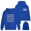 Customized DIY15Printed Hoodies For Men and Women Loose Casual Wear Long Sleeved Hooded Sweaters
