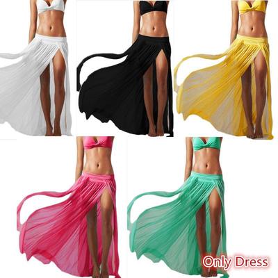 Damska Moda Letnia Seksowny Cover Up do Bikini Damska Stroju Kąpielowego Plażowa Maxi Spódnica Sarong Plażowa EMA