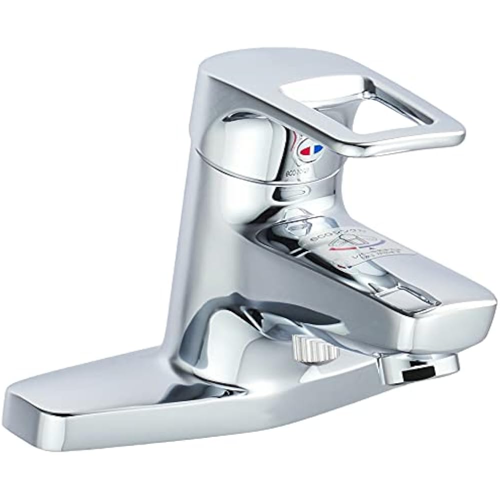 TOTO TLHG30AEZ Washroom Faucet Single Mixer Faucet (2 Holes with Stand) for Cold Regions (Pop-Up ...