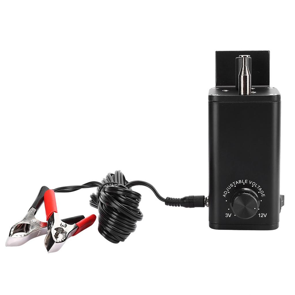FY-609CP Aluminium-Grill-Ofenmotor mit einstellbarer Geschwindigkeit, BBQ-Werkzeugzubehör 3?12 V US-Stecker 110 V