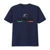 T-shirt da uomo Venezia Italia Vintage Venice Italy Souvenir Bandiera Italiana Bianca L vintage Lavata Elasticizzata streetwear