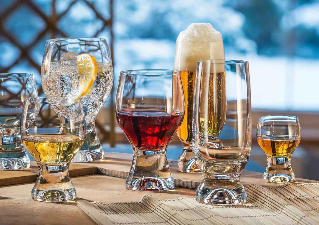 Bohemian Glass Gina Cold Sake Shot Glasses, Set of 6, Dishwasher Safe, Crystallex